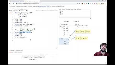 CSCI 1100 Turner Lecture10 Part3 AliasingAndFunctions