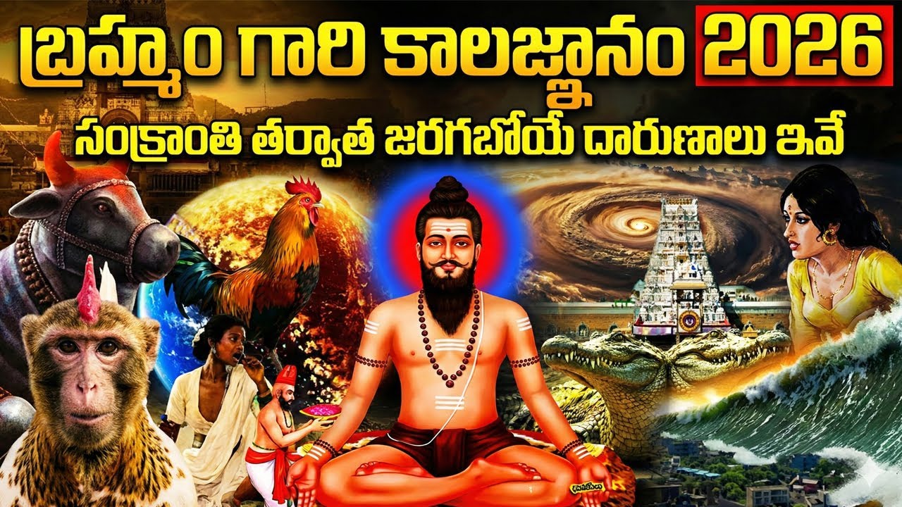 సంక్రాంతి తరువాత జరగబోయే దారుణాలు ఇవే | Brahmam Gari Kalagnaanam 2026 in Telugu