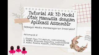 Tutorial AR 3D Model Otak Manusia dengan Aplikasi Assemblr Sebagai Media Pembelajaran Interaktif