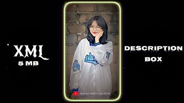 Teri Nazron Ne X Mc Stan Xml File ✨👀 || Alight Motion Presets Xml 🖤