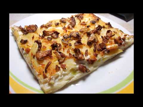 Video: Pizza Nach Französischer Art Mit Kartoffeln Und Lauch