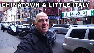Walking Chinatown And Little Italy in Manhattan NYC