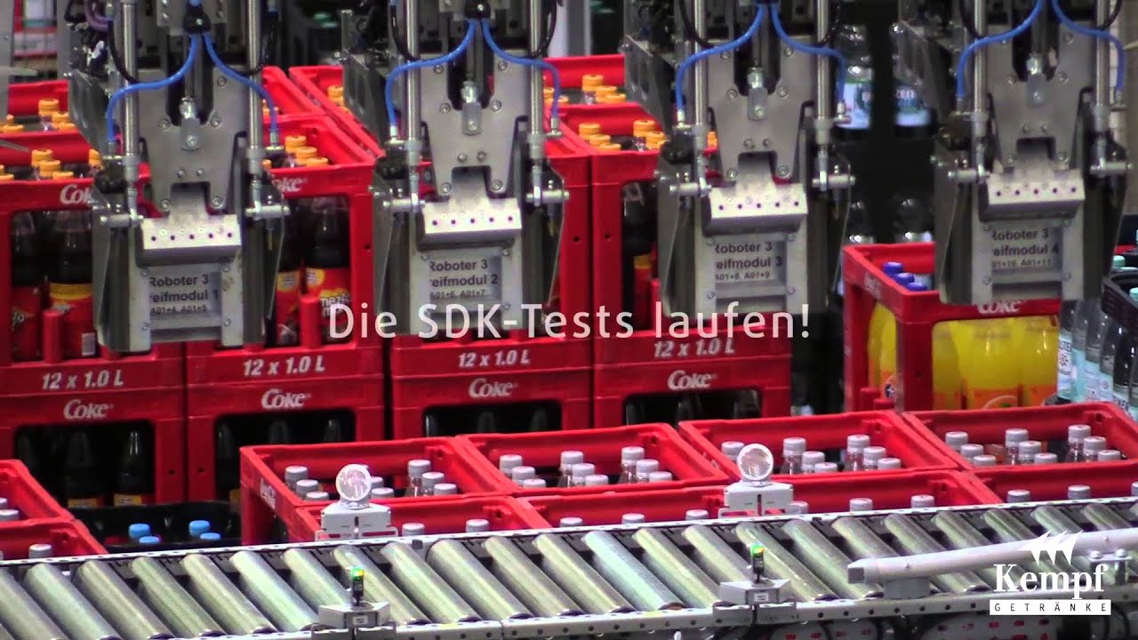 Bau-Projektverlauf Automatisiertes Handelslager Getränke