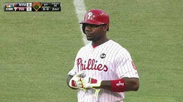 NYM@PHI: Howard opens the scoring with RBI single