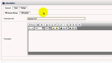 OpenCart Tutorial Catalog Information