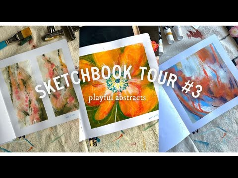 let's flip through my abstract sketchbooks