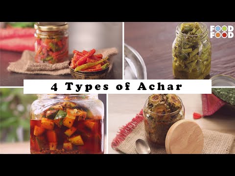 4 Types Of Instant Pickles Recipe | Achar Recipe in Hindi | Pickle Recipe | FoodFood - FOODFOODINDIA