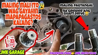 maling pagtangal ng shaft drive at pagpalit ng bearing napagastos uli si sir