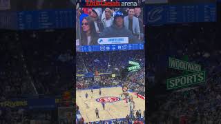 Detroit Lions Stars Amon-Ra St. Brown and Jahmyr Gibbs pulled up to watch the Pistons 🔥