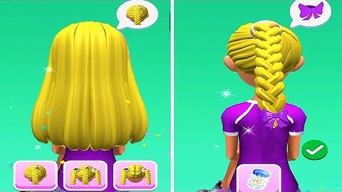 Braid Salon 🌈👸💇‍♀️✂️ All Levels Gameplay Trailer Android,ios