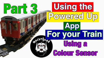 Using the Lego Powered Up app for your train Part 3 - Fun with colour sensors
