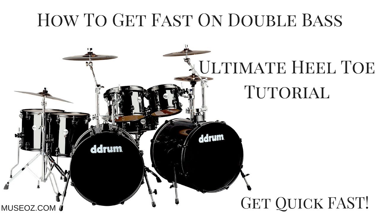 How To Get Fast On Double bass/ Best Heel Toe Video Tutorial!