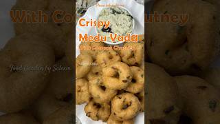 Crispy Medu Vada with Coconut Chutney | South Indian Breakfast shorts cooking