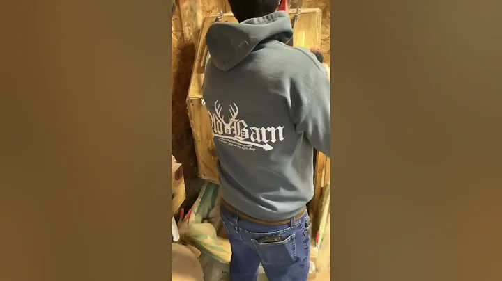 Breaking and tumbling rabbit hides