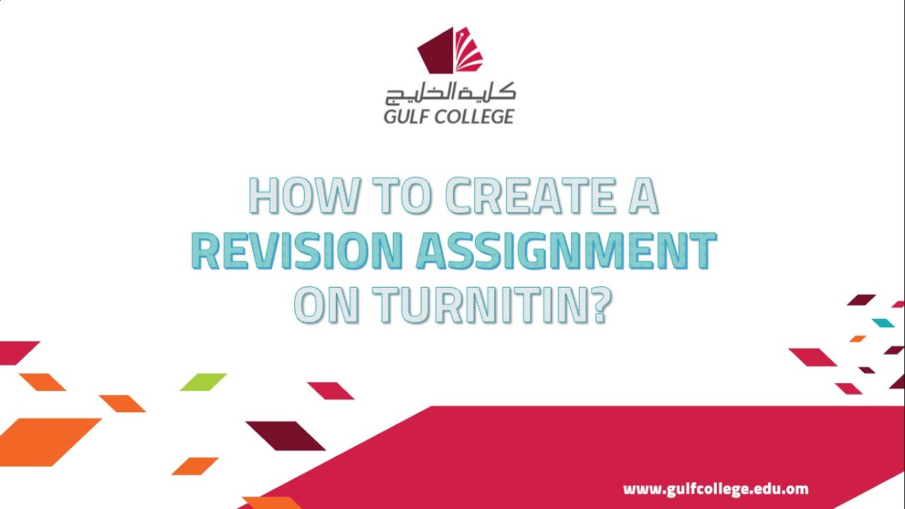 turnitin revision assignment