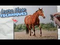 PAINTING a Horse & Landscape Scene | New Airbrush Painting Tutorial