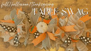 Super Easy | Fall/Halloween/Thanksgiving | Stir Stick Table Swag