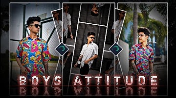 "BOYS ATTITUDE" viral alight motion video edit xml by THE PAPPU EDITOR