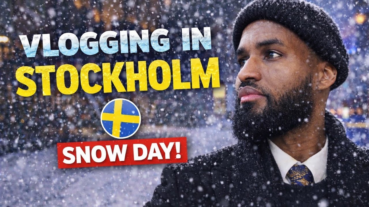 Waxaan ku aadey maalin baraf🌨️ aad u daran ka day Stockholm |snow day in Stockholm Gamla stan 
