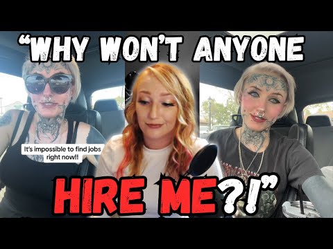 Woman With Satanic Throat Tattoo Has NO IDEA Why She Cant Get A Job