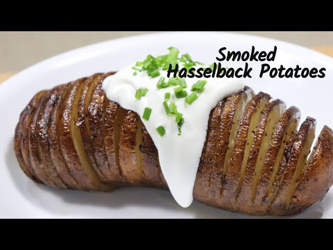Smoked Hasselback Potatoes | Easy Side Dish | MOLCS Easy Recipes