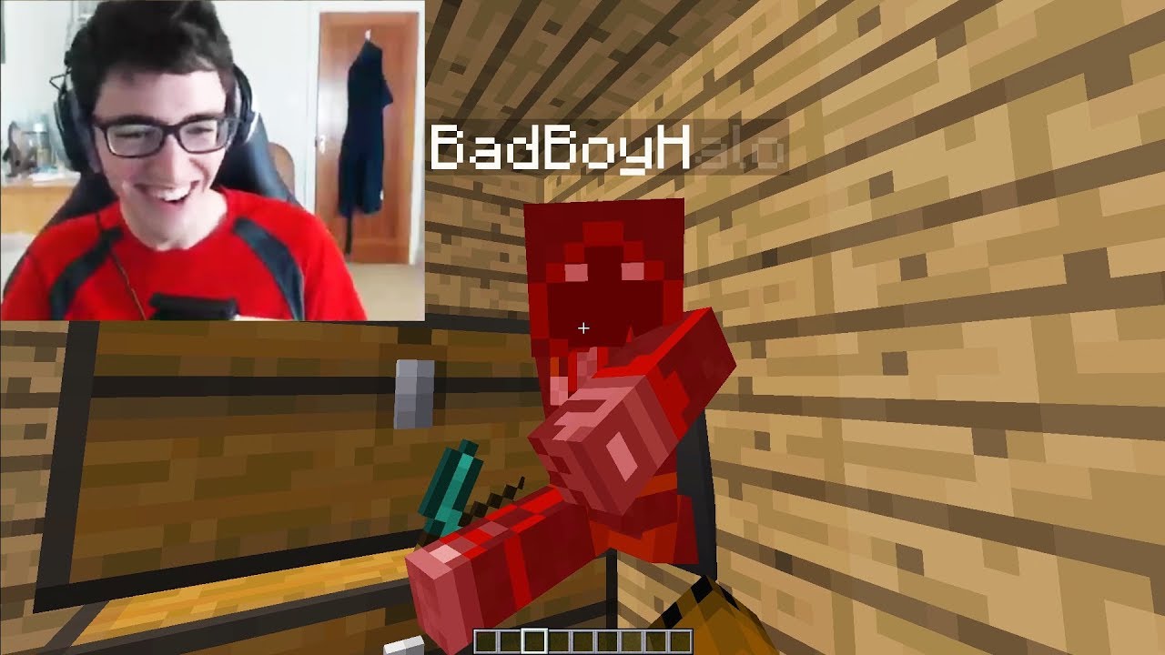 Minecraft but BadBoyHalo gets triggered...