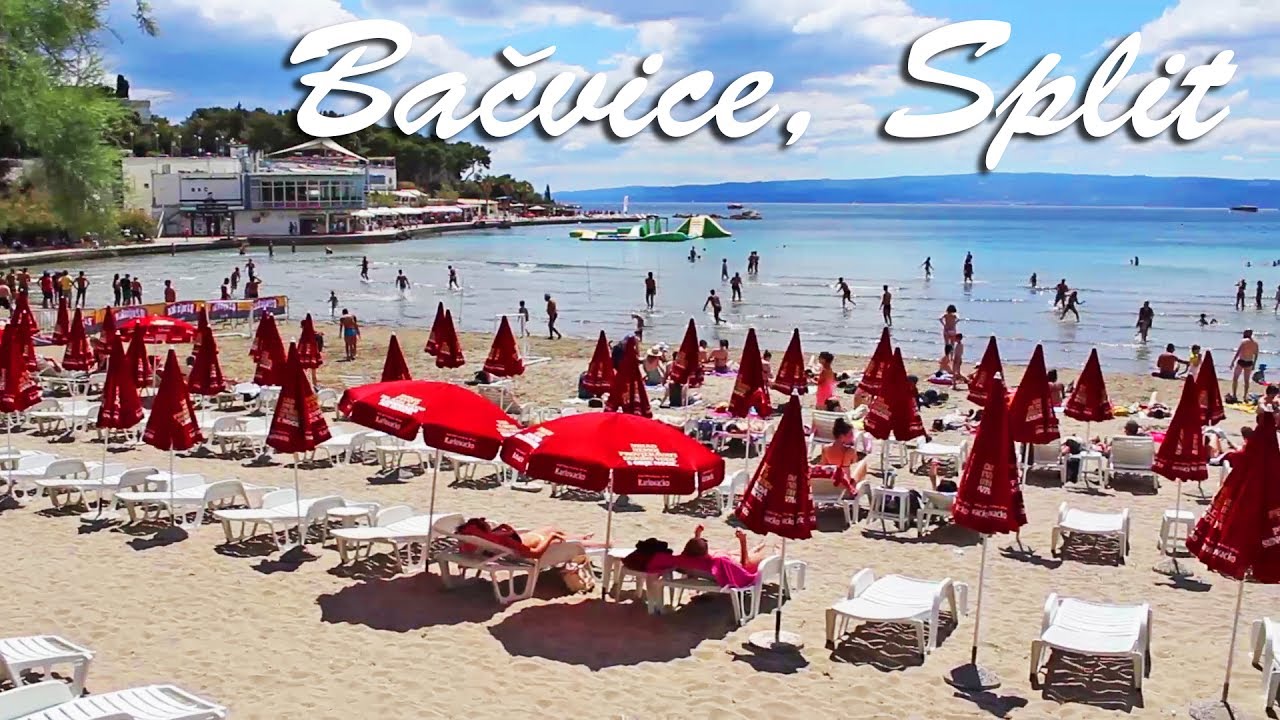 Bačvice Beach In Split Croatia