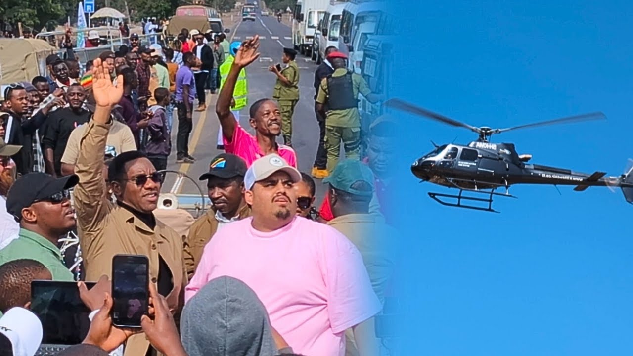 MAKONDA atua Land Rover Festivals na HELKOPTA ya USALAMA ikizunguka, msafara wa magari zaidi ya 1000