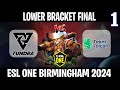 Tundra vs falcons game 1  bo3  lower bracket final esl one birmingham 2024  spotnet dota 2