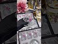 luxury Elegant Floral Cup Set | Zarif Kahve Fincanı Takımı#modernaura #fashion #kitchen
