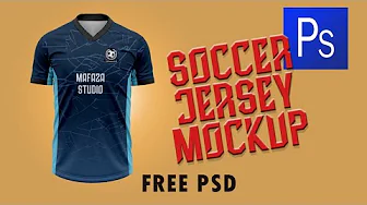 How to make a Jersey mockup design using Photoshop | FREE PSD How to make a Jersey mockup design using Photoshop | FREE PSD
