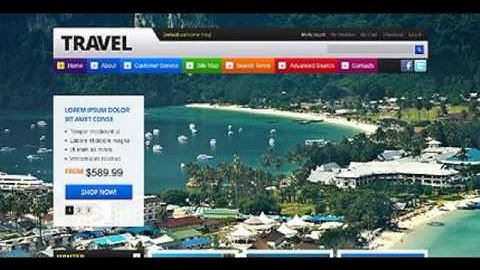 Preview White Travel Agency Magento Theme by Hermes TMT