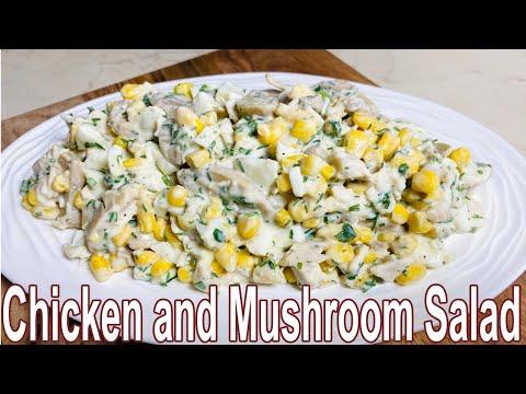 Video: Cooking Mushroom Salad With Pineapple And Chicken