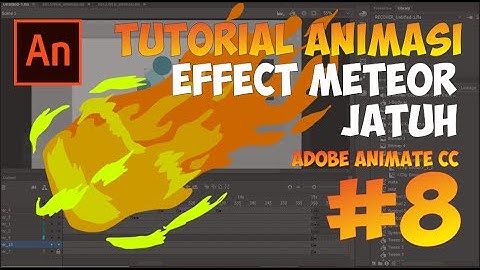 Membuat Animasi Efek Meteor menggunakan adobe animate cc