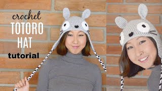 Crochet Totoro Hat  Step by Step Tutorial | Studio Ghibli