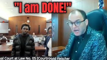 Judge Fleischer EXPLODES At Man And It Looks Like Jail Is Inevitable... Until This Happened