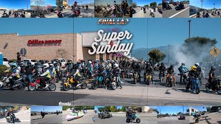 RIDING WITH OVER 400 MINI MOTOS AT SUPER SUNDAY!