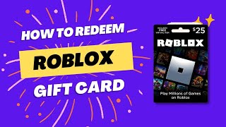 How To Redeem Roblox Gift Card Codes - Mobile AND Desktop 