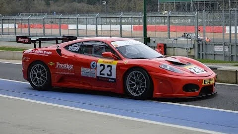 Ferrari 430 GT3 Donington 31 May 2014   Race   Gra...