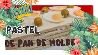 PASTEL FRIO DE PAN DE MOLDE. Súper sencillo y riquisimo