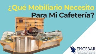 Qué Mobiliario Necesito Para Mi Cafetería? - YouTube