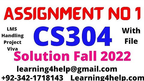 cs304 assignment 1 2022 cs304 assignment 1 solution fall 2022 cs304 assignment 1 solution 2022