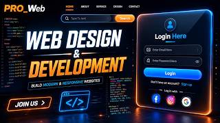 تصميم Hero Section احترافي باستخدام HTML وCSS | شرح مشروع Web Design #4