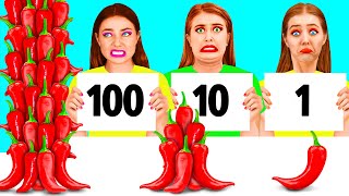 100 Слоев Еды Челлендж | Смешные Кухонные Войны От Teenteam Challenge