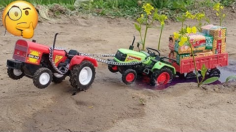 Diy Tractor Stuck In Mud With Parle G Mini Science Project Part-1 || @Mini Creator || Cs Toy