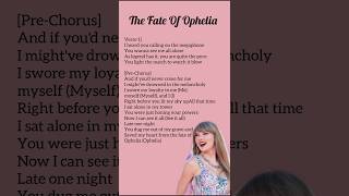 The Fate Of Ophelia - Taylor Swift (Verse 1)  Resimi