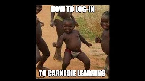 Carnegie Learning Log in
