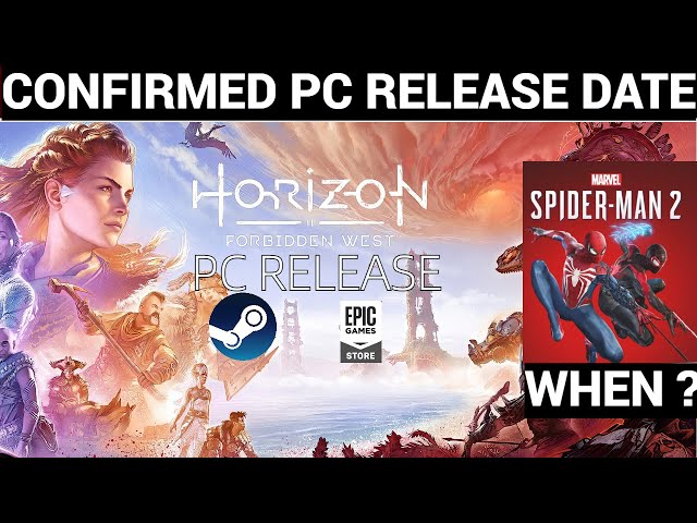 Forbidden West coming to PC early 2024 (Can't wait for Spiderman 2