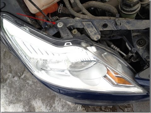замена ламп ближнего света на форд фокус 2