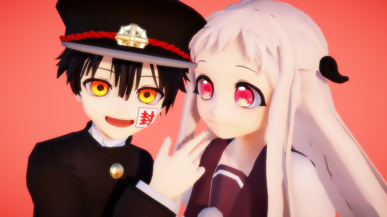 [MMD||Jibaku Shounen Hanako-Kun] I LUV IT - Yashiro Nene 八尋寧々 & Hanako-kun 花子くん